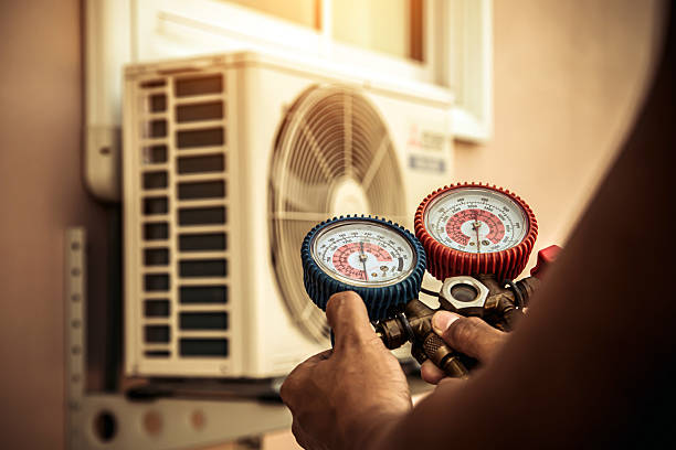 Professional Hvac technician working in East Prospect, PA